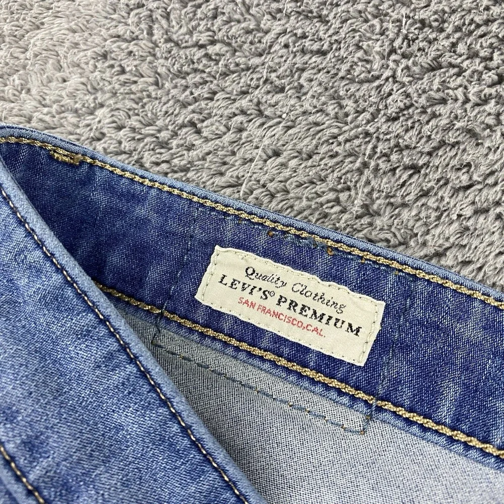 Levis Premium 315 Shaping‎ Boot Jeans Womens 20W Blue Medium Wash Mid Rise